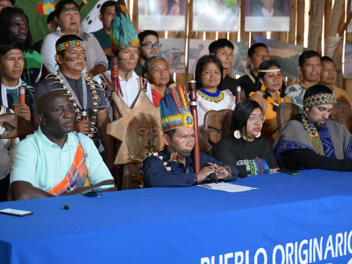 Indígenas contra el extractivismo y por la naturaleza