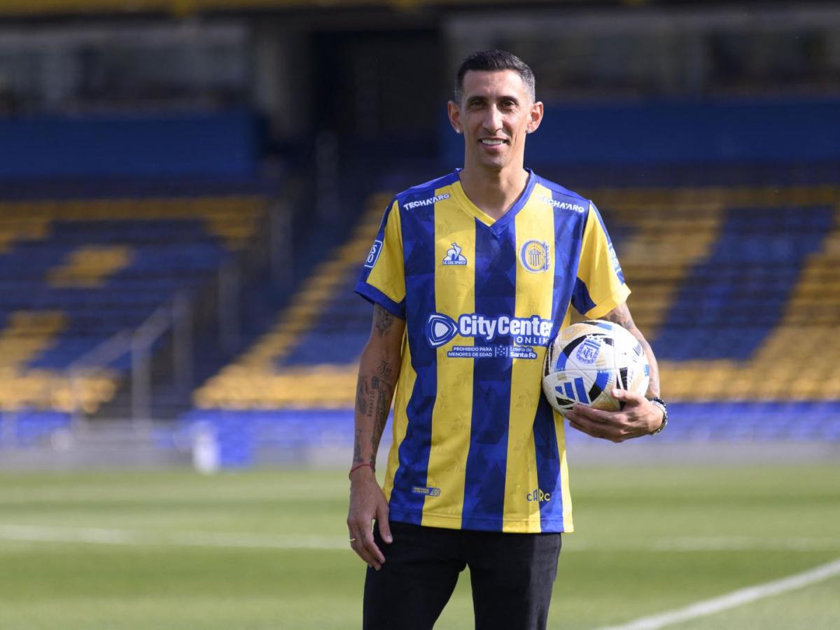 Ángel Di María regresó a Rosario Central, equipo de sus amores