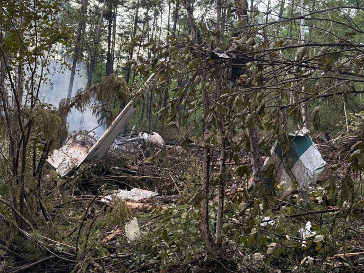 Accidente de avión en rusia