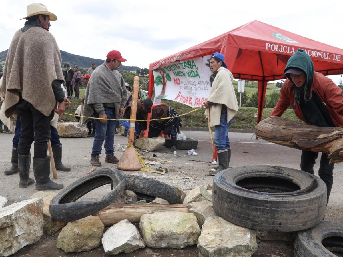 Paro de mineros y campesinos HOY: 6 agosto bloqueos y avances
