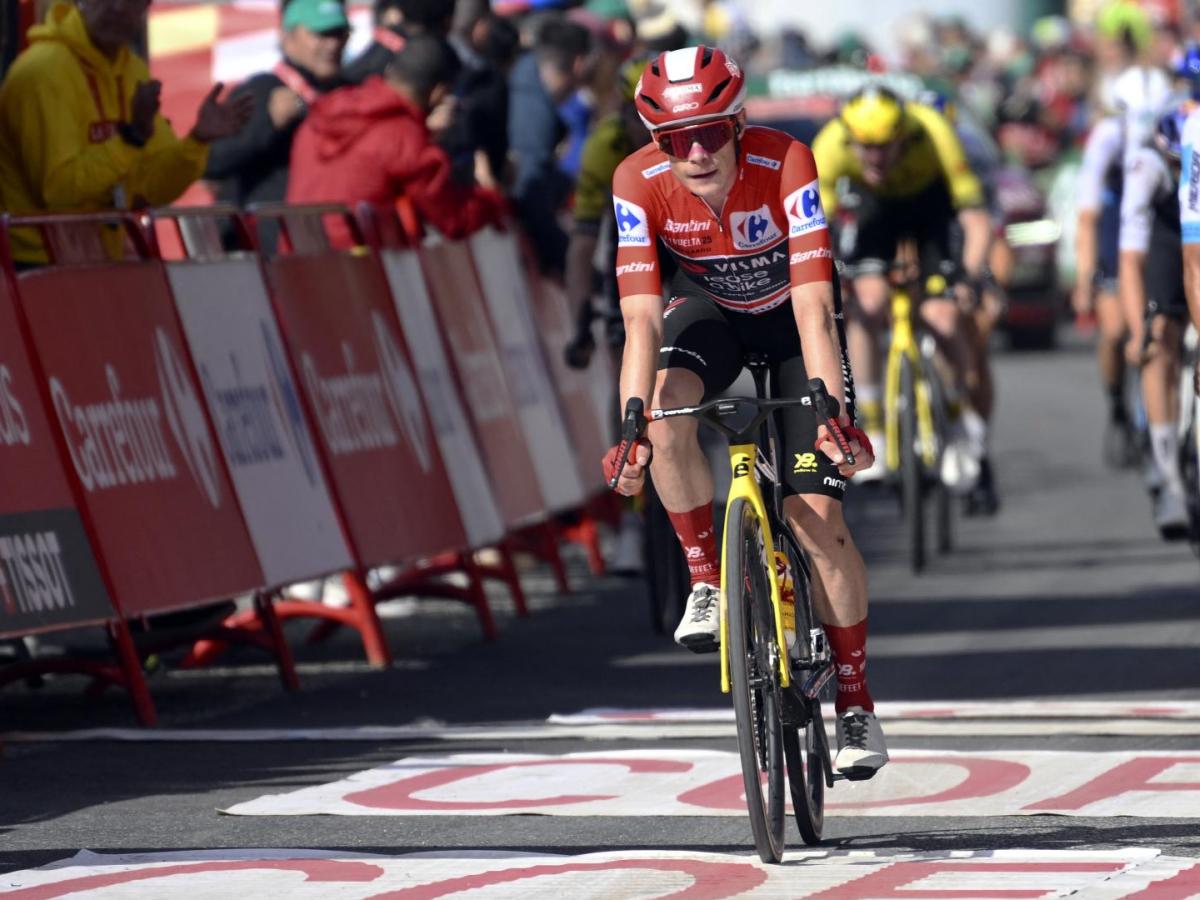 Jonas Vingegaard ganó la etapa 9 de la Vuelta a España