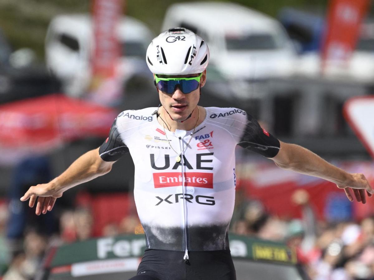 Vuelta a España 2025: Juan Ayuso ganó la etapa 12