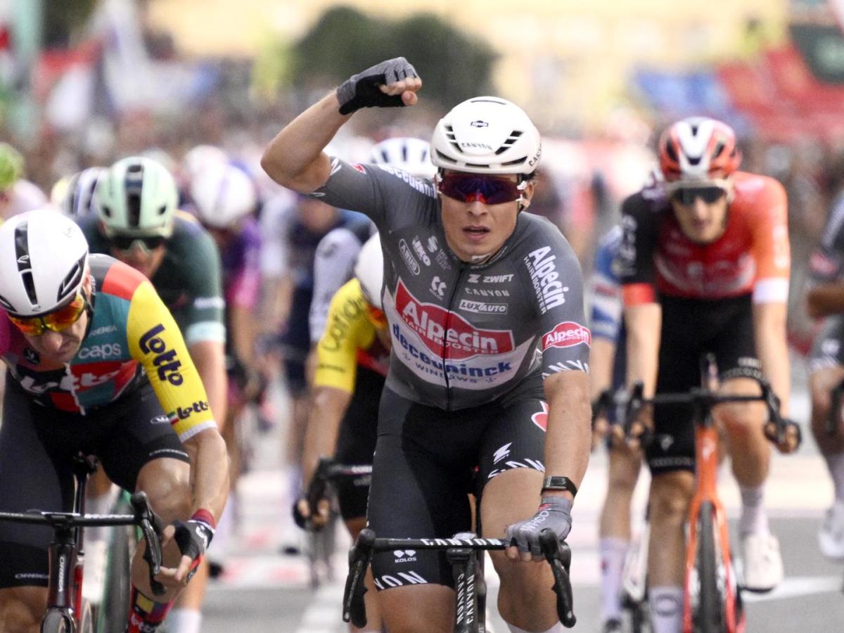 Jasper Philipsen ganó la etapa 8 de la Vuelta a España