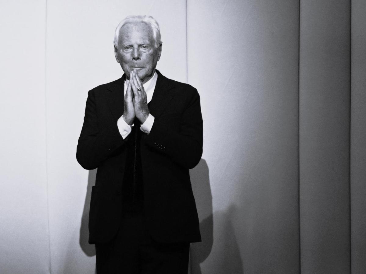 Giorgio Armani falleció a los 91 años