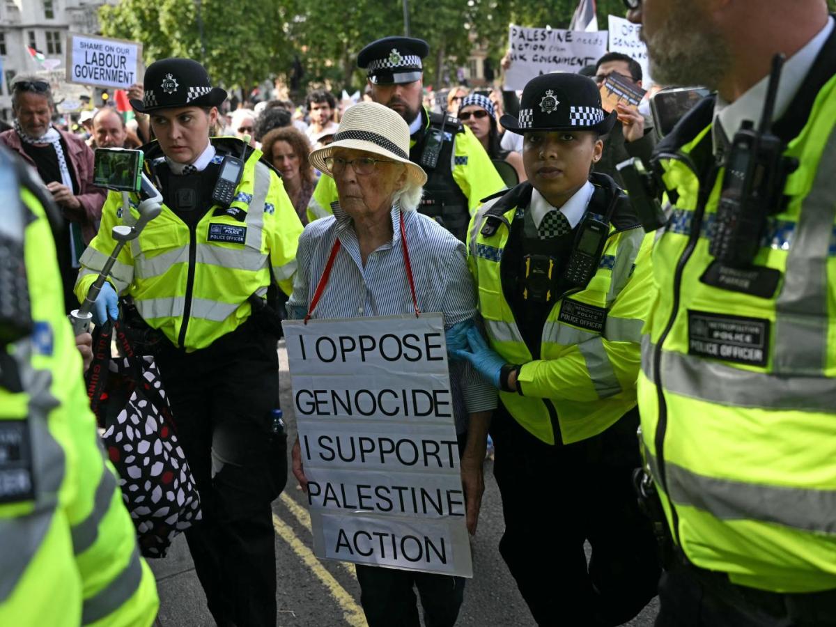 Detenidos en Londres en protesta propalestina: Palestine Action