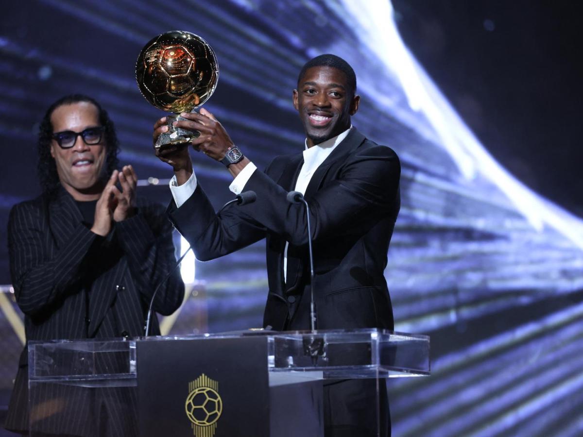 Ousmane Dembélé ganó el Balón de Oro 2025