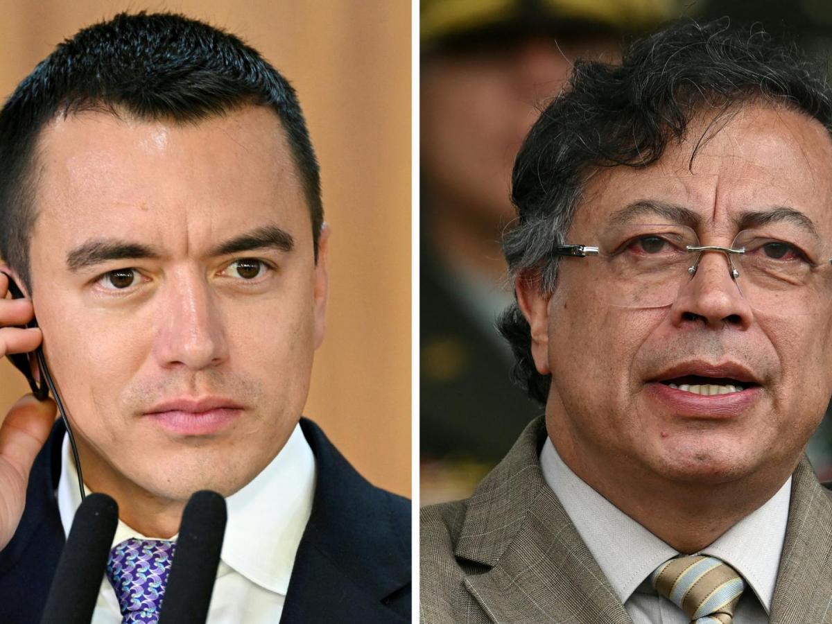 Conflicto entre Colombia y Ecuador: Noboa propone fecha de diálogo con Petro