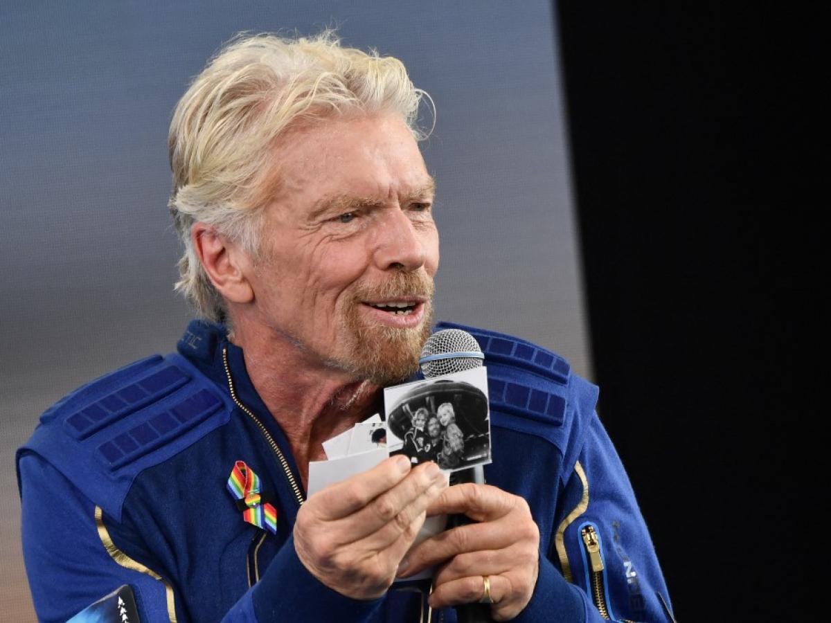 Richard Branson, empresario británico que viajó al espacio 