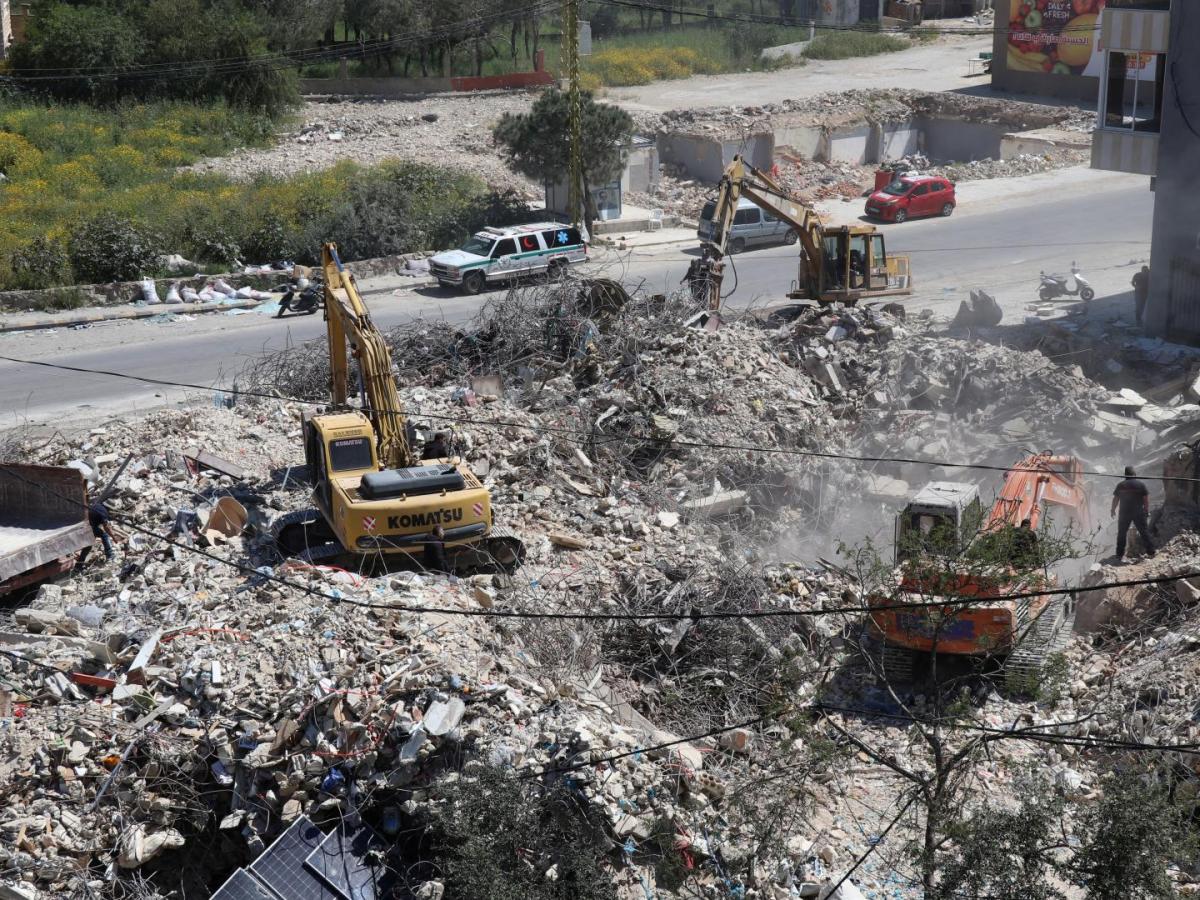 Israel deja más de 50 mil viviendas destruidas en Líbano