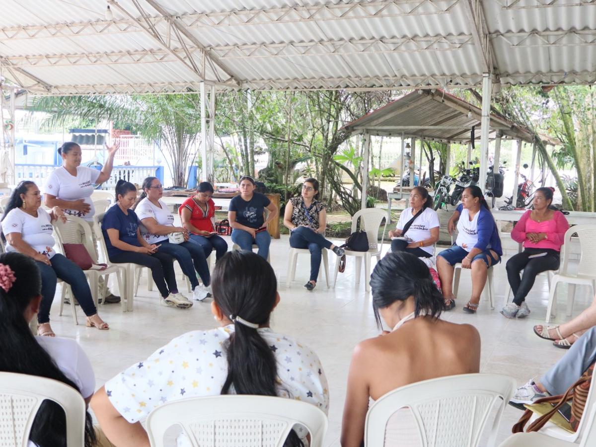 Mujeres firmantes de paz lideran iniciativa comunitaria de género en Puerto Asís