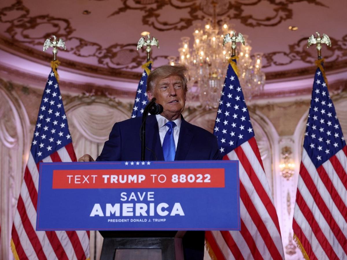 Trump anunciará su candidatura presidencial en 2024