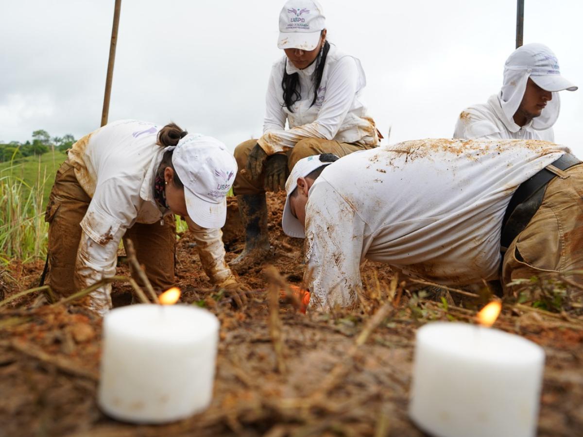 Recuperan cuerpos en Caquetá | Unidad de Búsqueda de Personas dadas por Desaparecidas