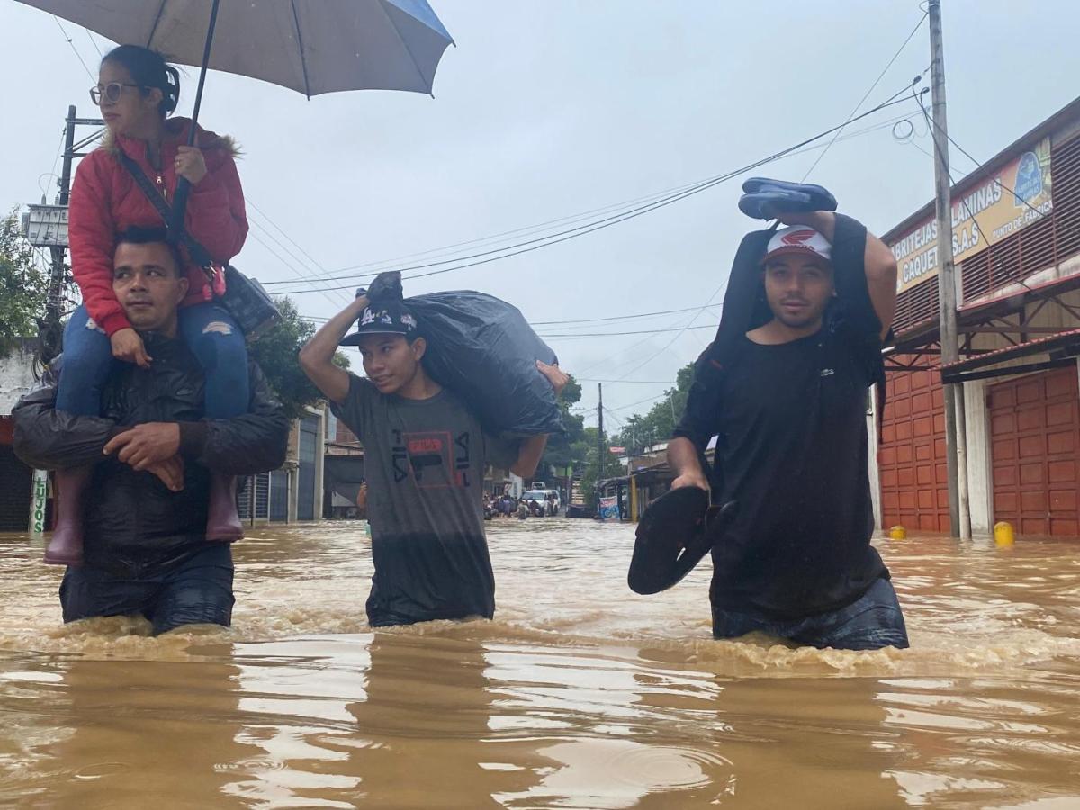 Desbordamiento río Caguán: familias afectadas