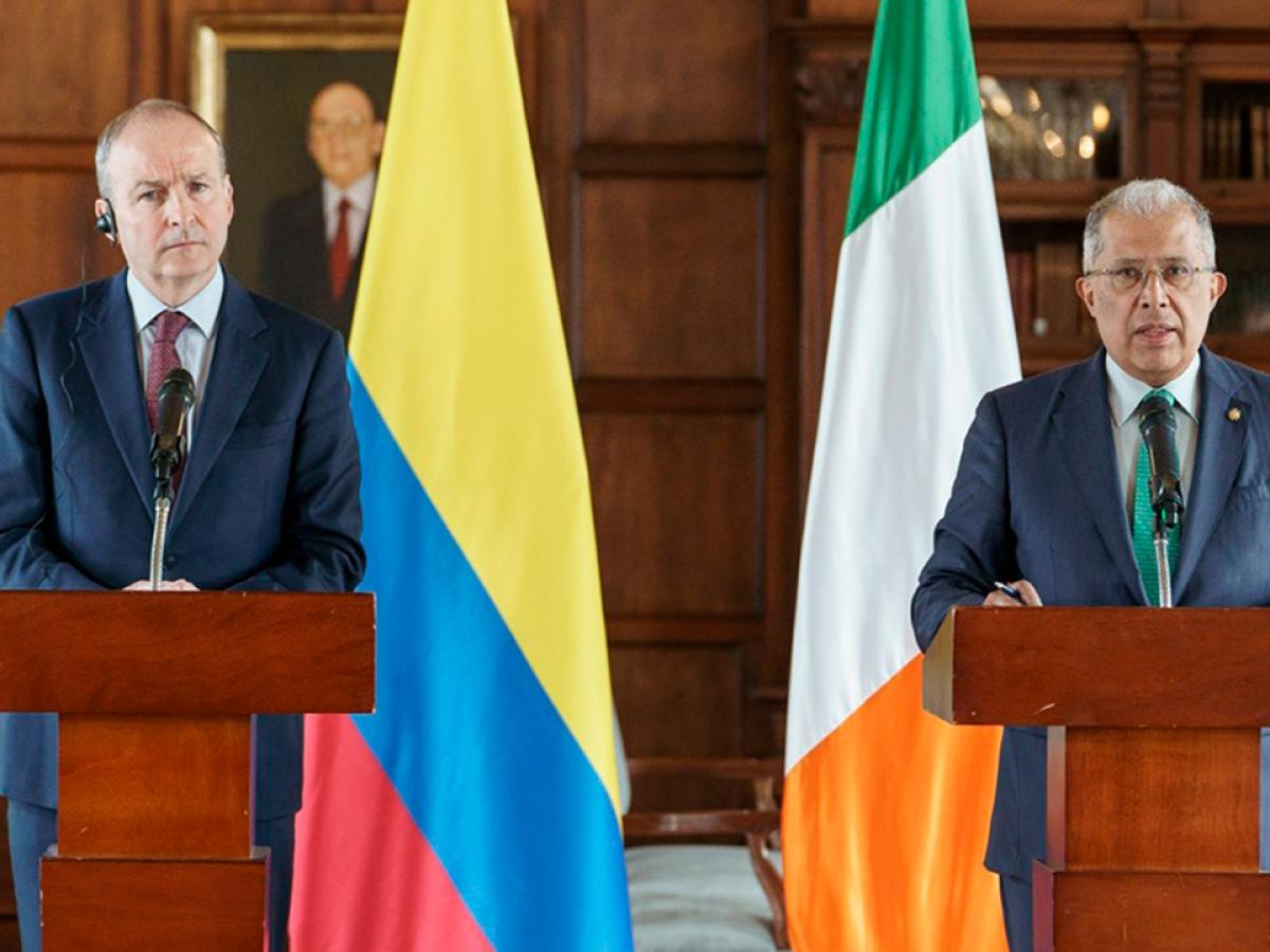 Irlanda aporta  5 millones de euros de cooperación para la Paz Total