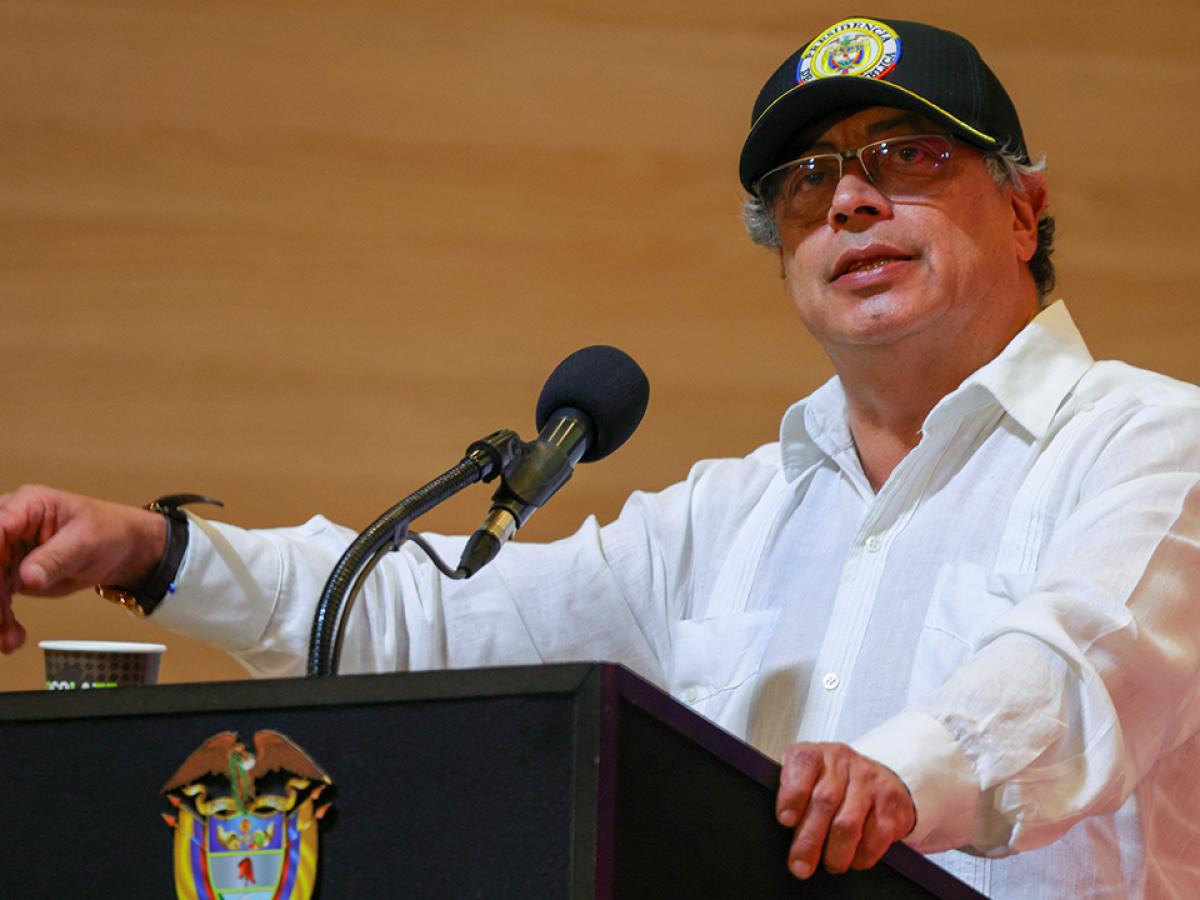 El Presidente Gustavo Petro habla en la Gira Salvemos la Selva “Conservar Paga” 