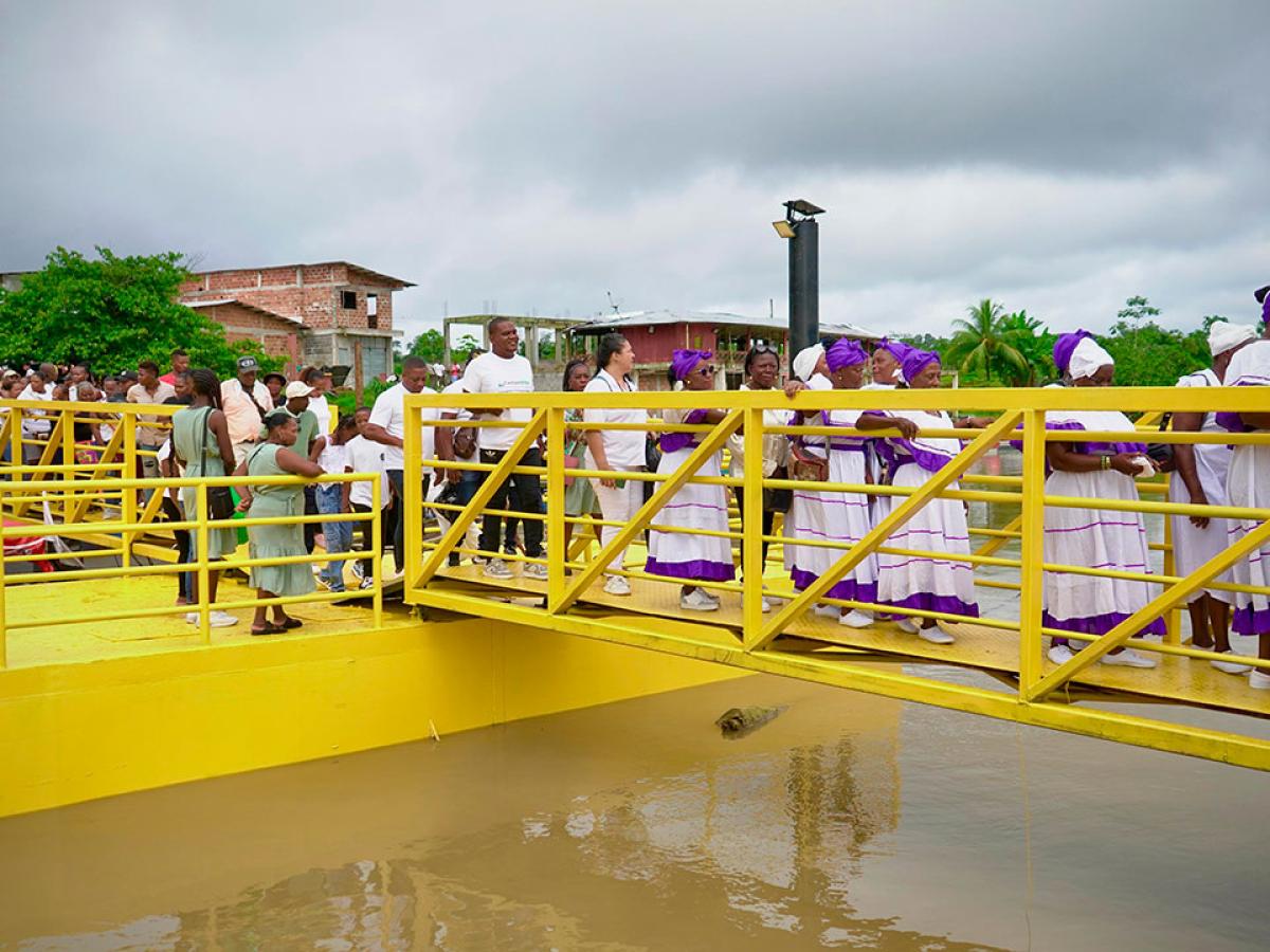 MinTransporte entrega muelle fluvial en Bojayá