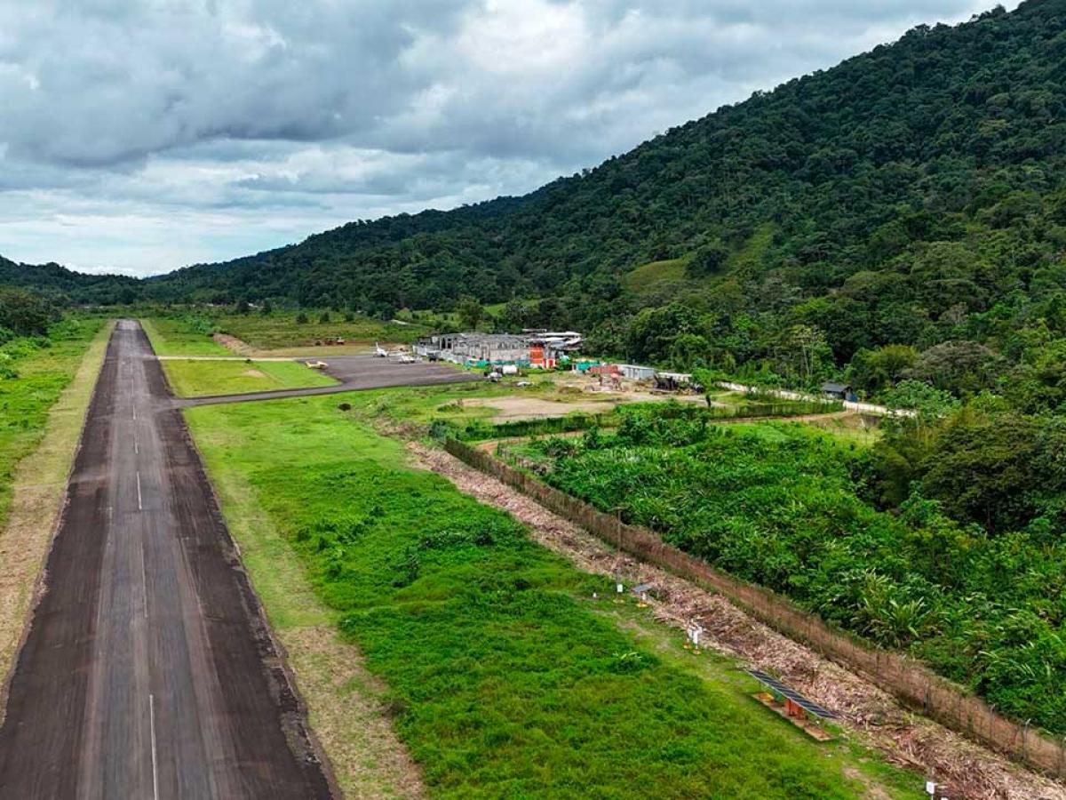 Gobierno nacional ampliará la pista del aeródromo de Bahía Solano