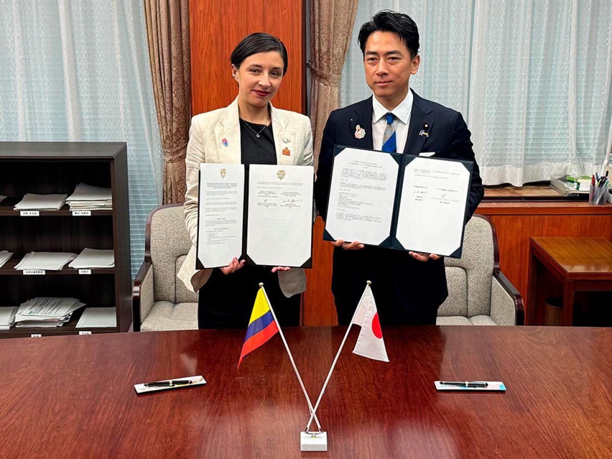 Colombia firma acuerdo de cooperación agrotecnología, comercio e inversión con Japón