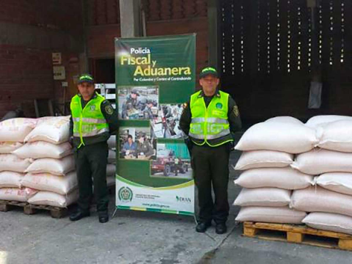 DIAN decomisó 146 toneladas de arroz de contrabando avaluadas en más de $700 millones