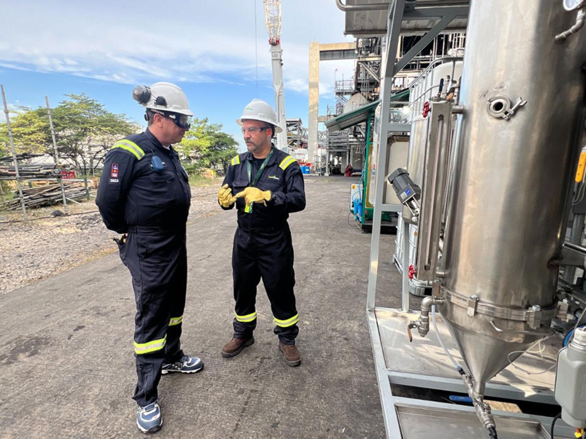 Ecopetrol convierte CO2 en bicarbonato industrial en Refinería de Cartagena