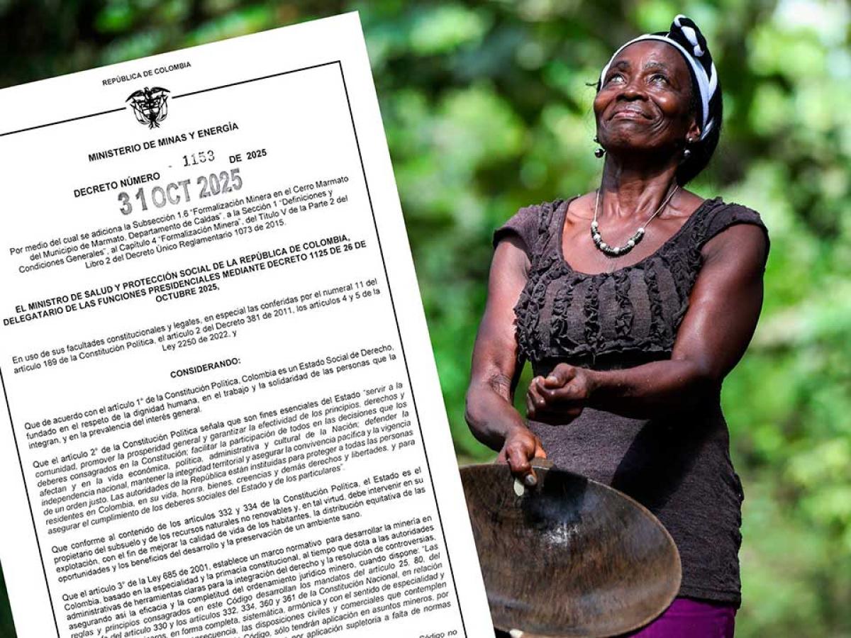 Gobierno reconoce oficialmente la minería ancestral en Marmato, Caldas