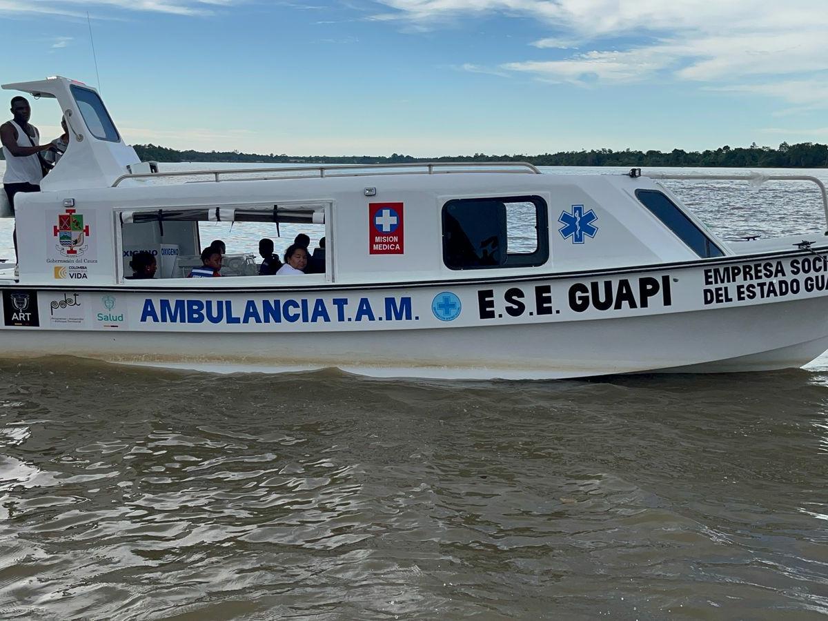 Pacífico cuenta con nuevas ambulancias fluviales