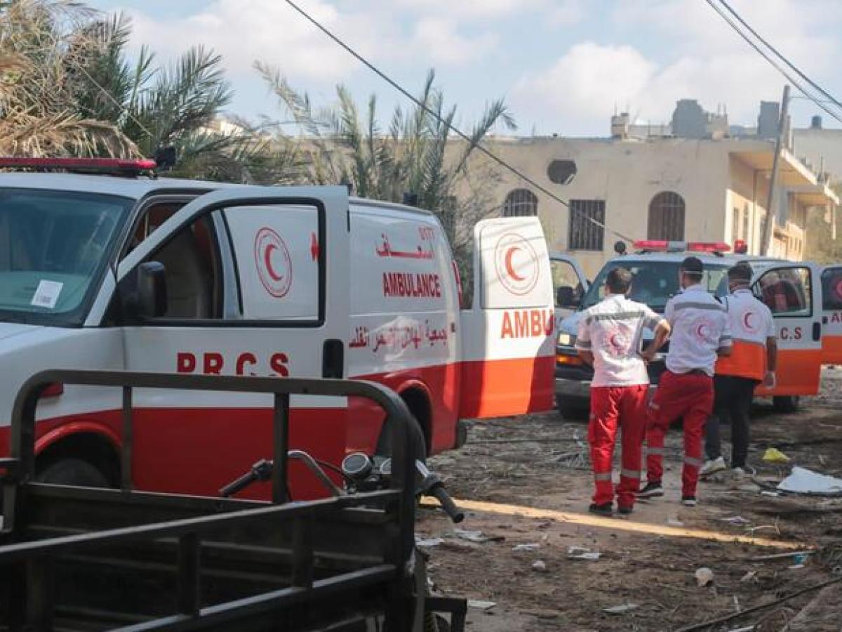 32 trabajadores humanitarios de la Media Luna Roja Palestina han sido asesinados desde octubre de 2023