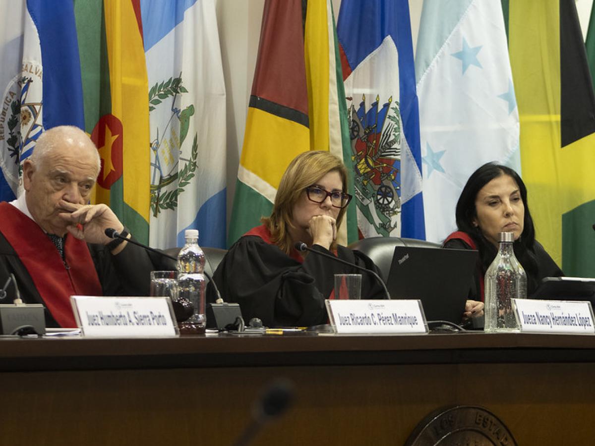 Intervención de jóvenes ante Corte IDH por cambio climático