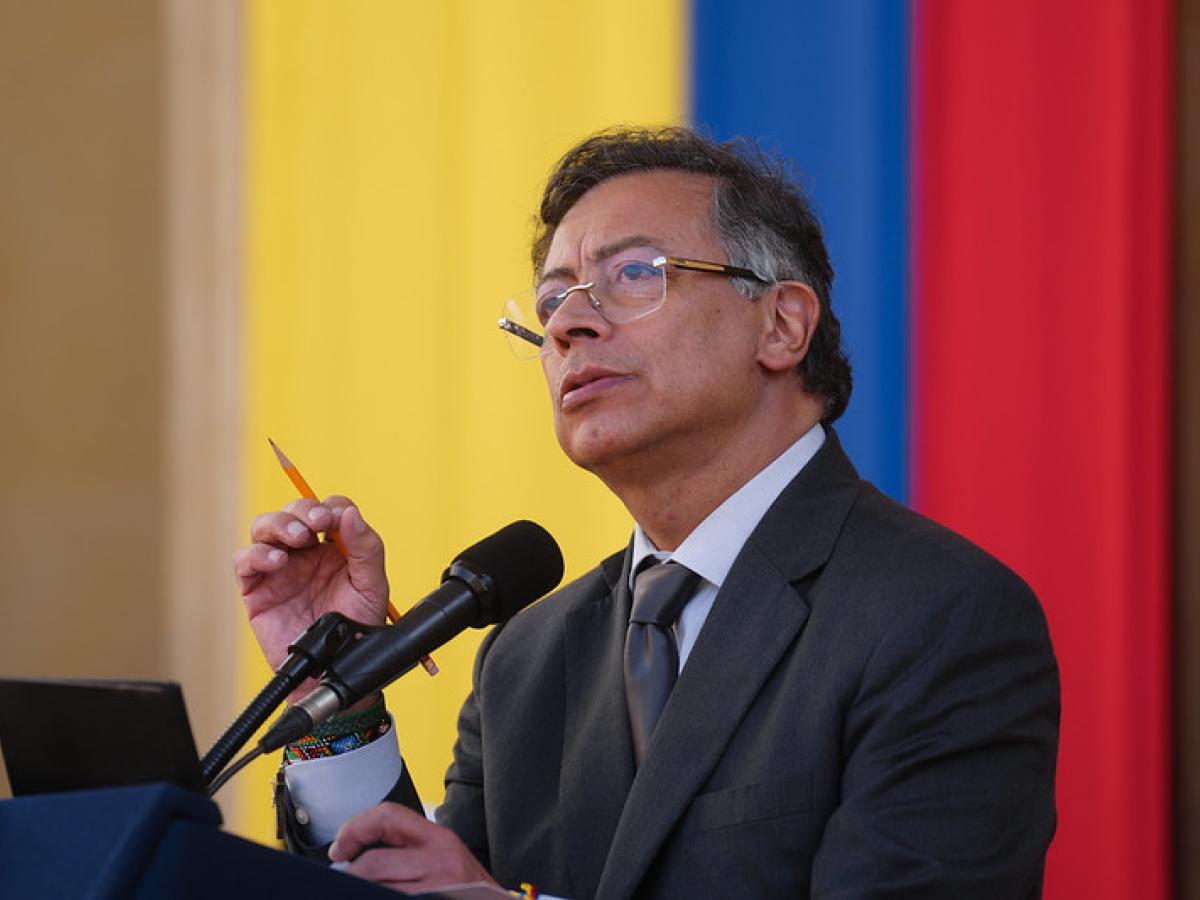 Petro en Bruselas: sostenibilidad, migración y víctimas del conflicto