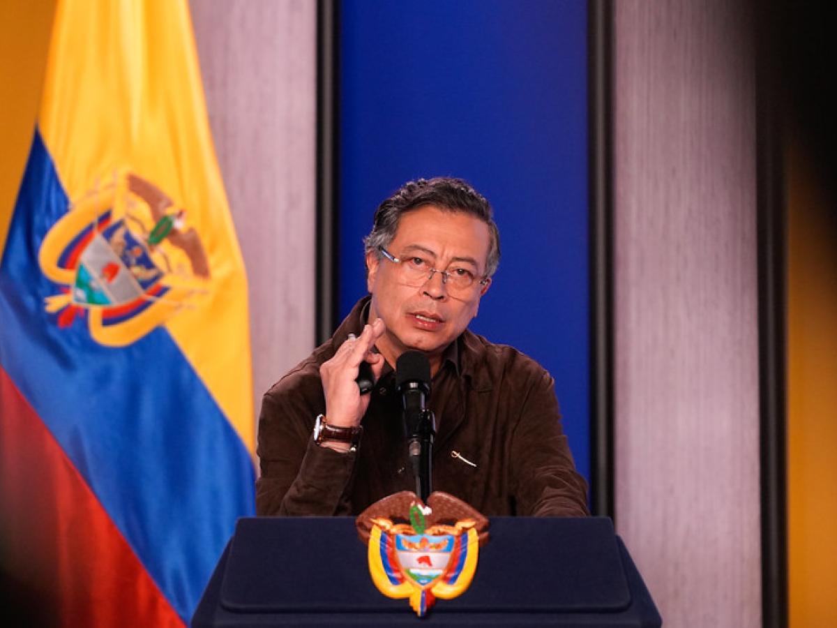 Presidente Gustavo Petro. Presidente Petro.
