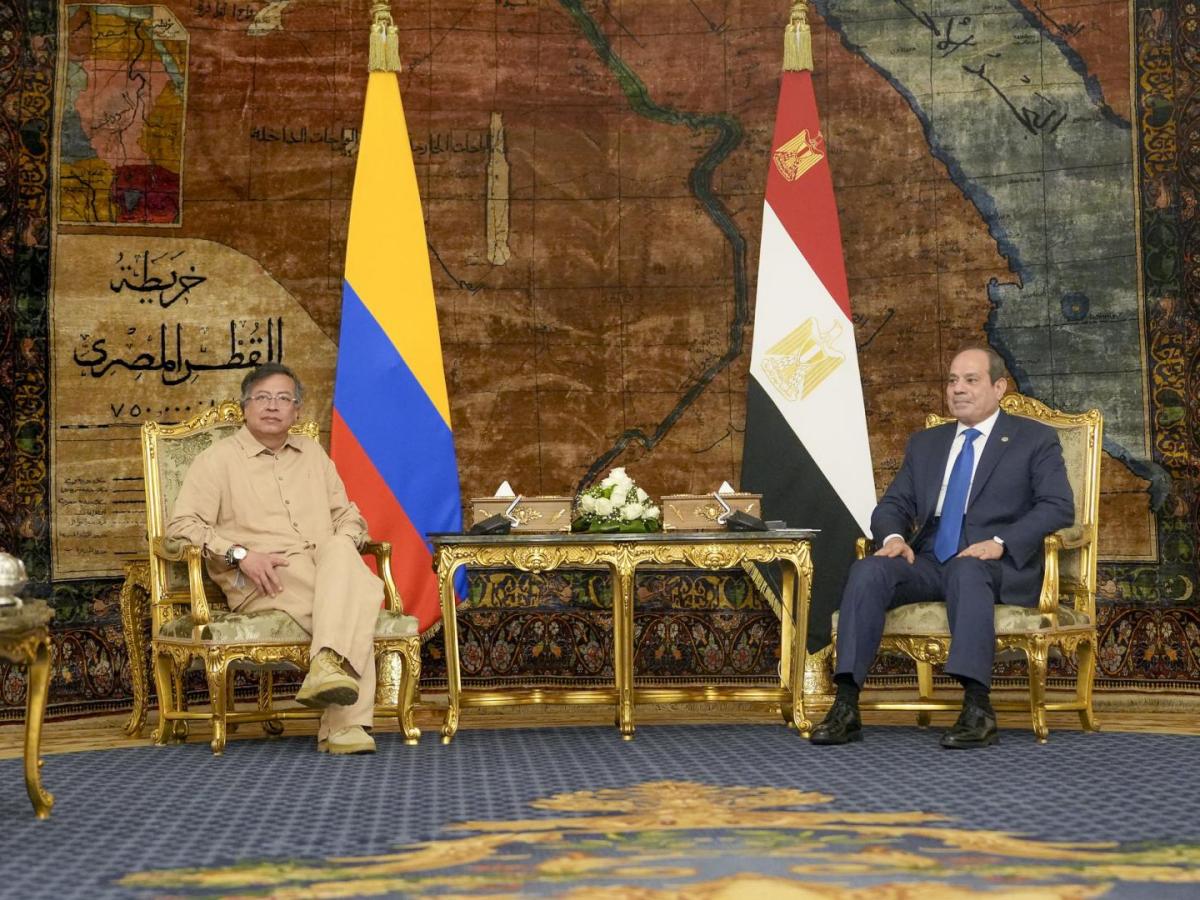 Gustavo Petro anunció apoyo a Egipto para lograr paz en Palestina