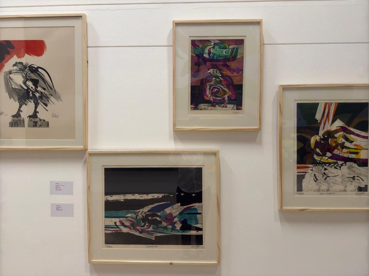 Alejandro Obregón se exhiben en el Banco de la República de Barranquilla