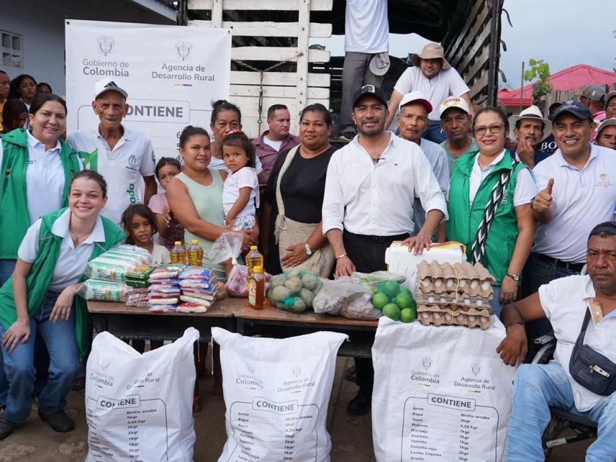 ADR entrega 75.310 canastas alimentarias en Colombia