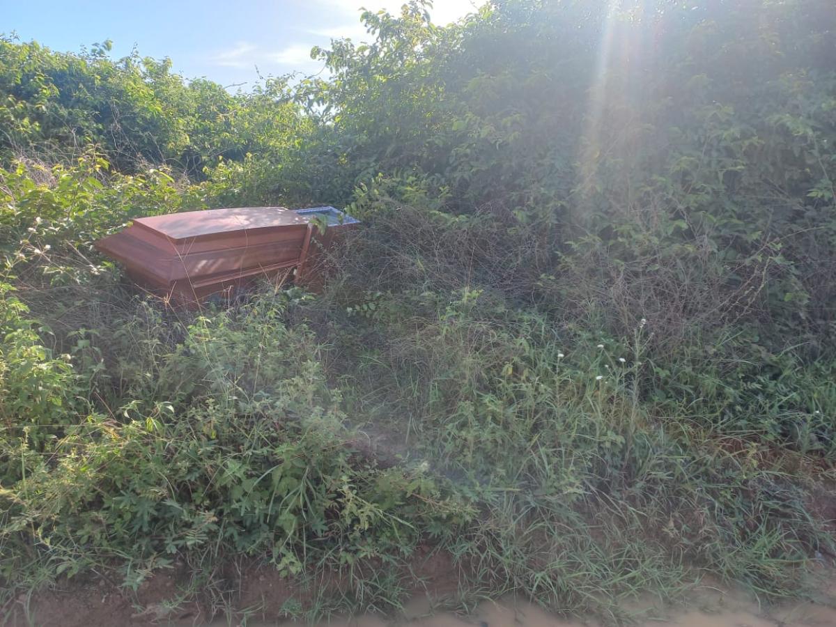 Aparece ataúd amenazante en el corregimiento de Mariangola, Valledupar