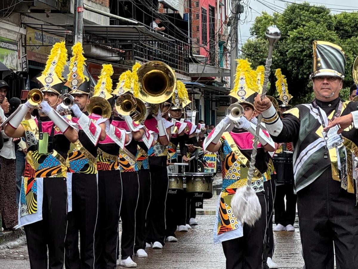 Segundo Encuentro Nacional de Bandas Músico Marciales fue un éxito en Algeciras