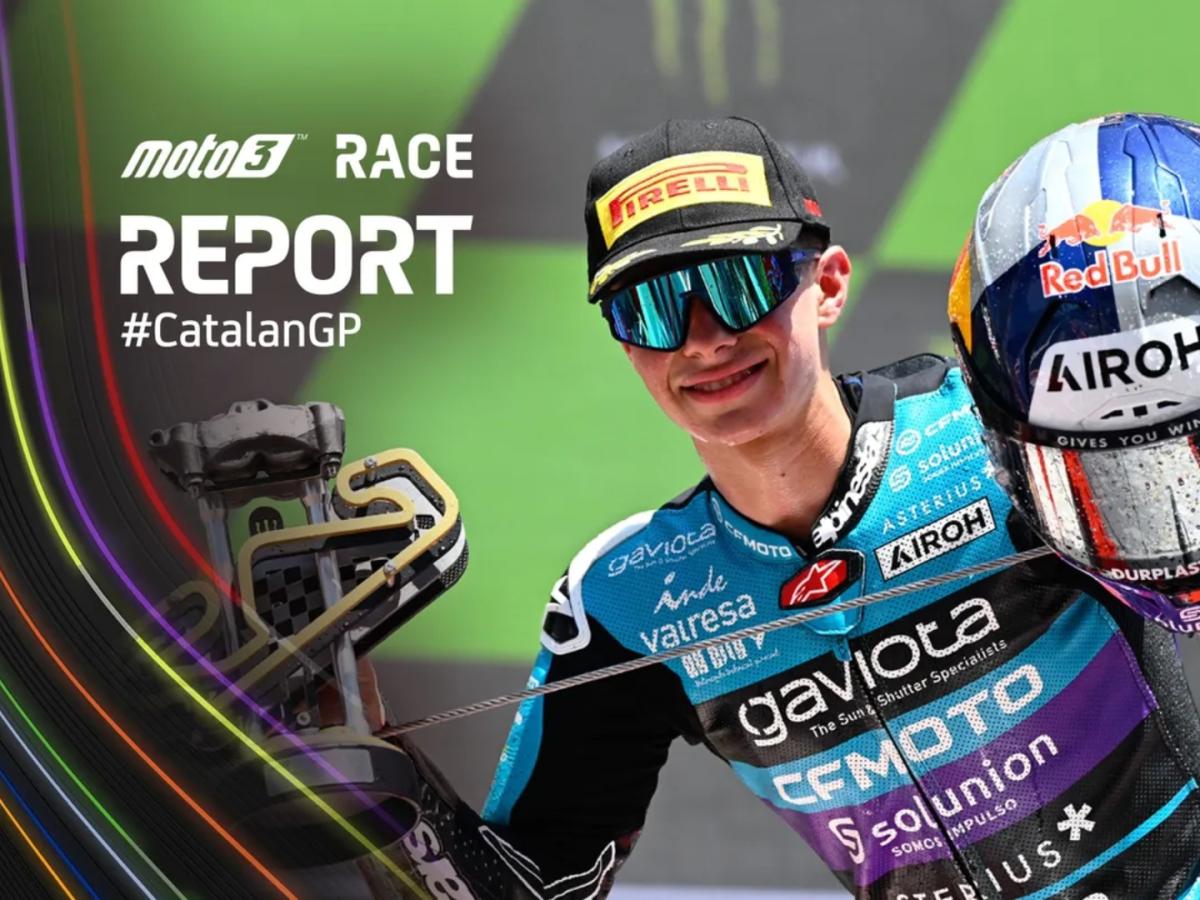 David Alonso ganó en España es nuevo líder del Mundial de Moto3