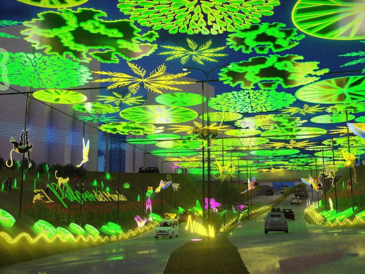 Manizales, iluminación Navidad: Lugares. decoraciones y fotos