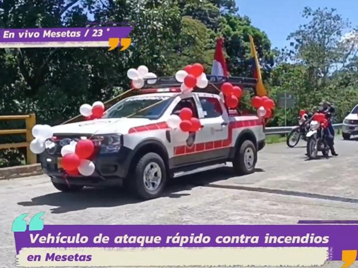 Vehículo de ataque rápido contra el fuego.