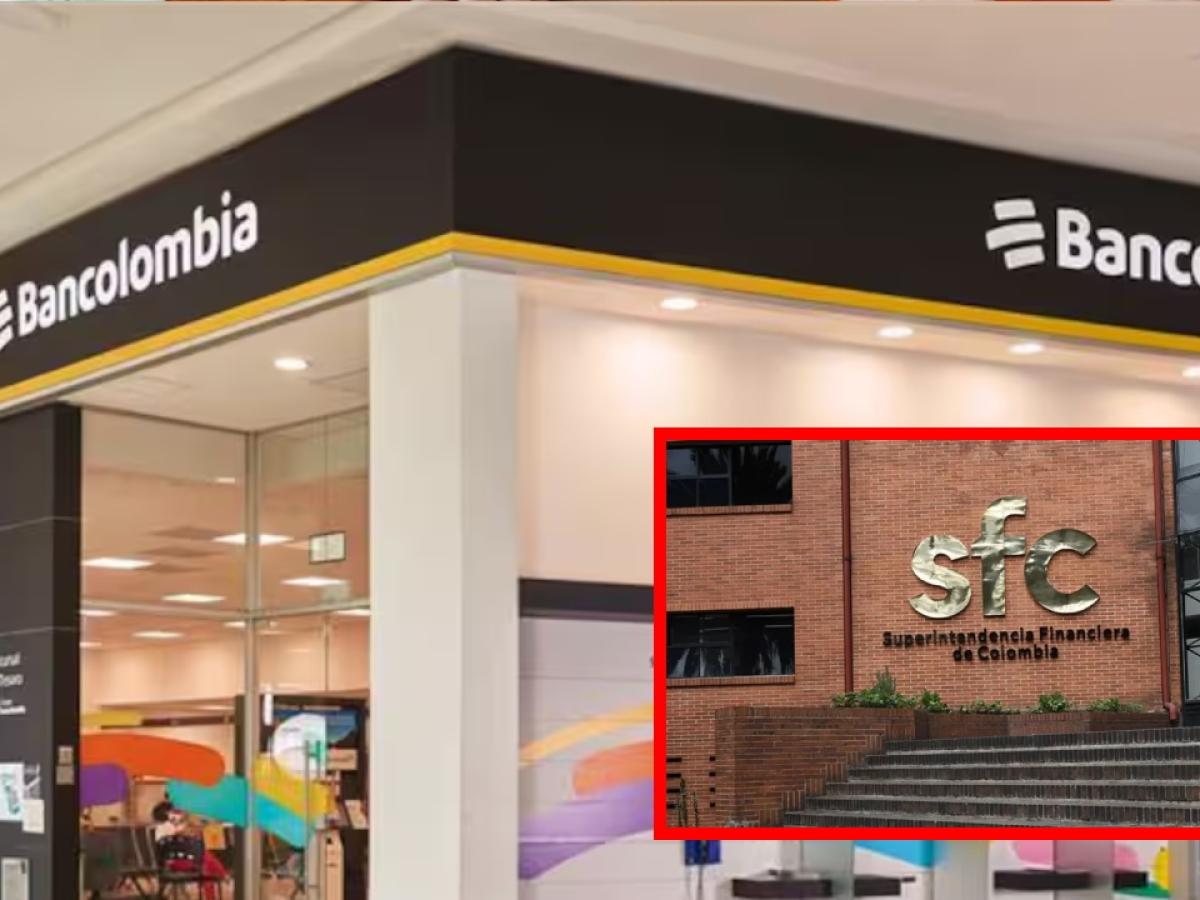 Superintendecia Financiera multa a Bancolombia por fallas digitales