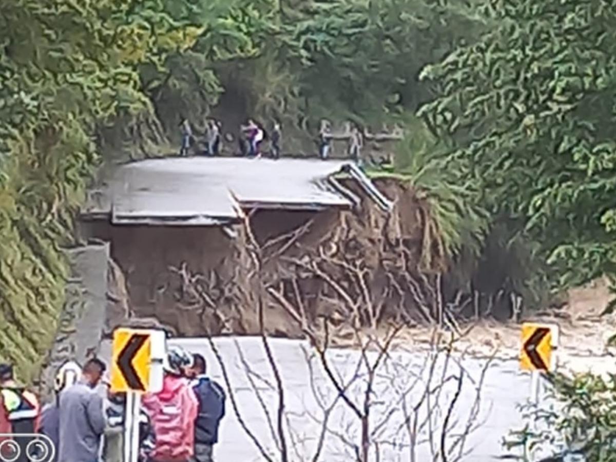 Avalancha en Inzá deja incomunicados a los departamentos de Cauca con el Huila