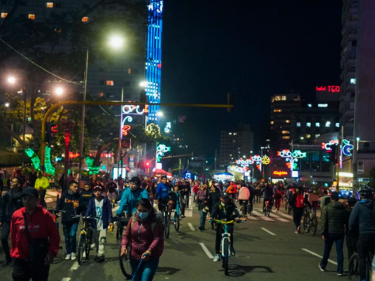 Bogotá: ciclovía nocturna navidad, horarios y recomendaciones