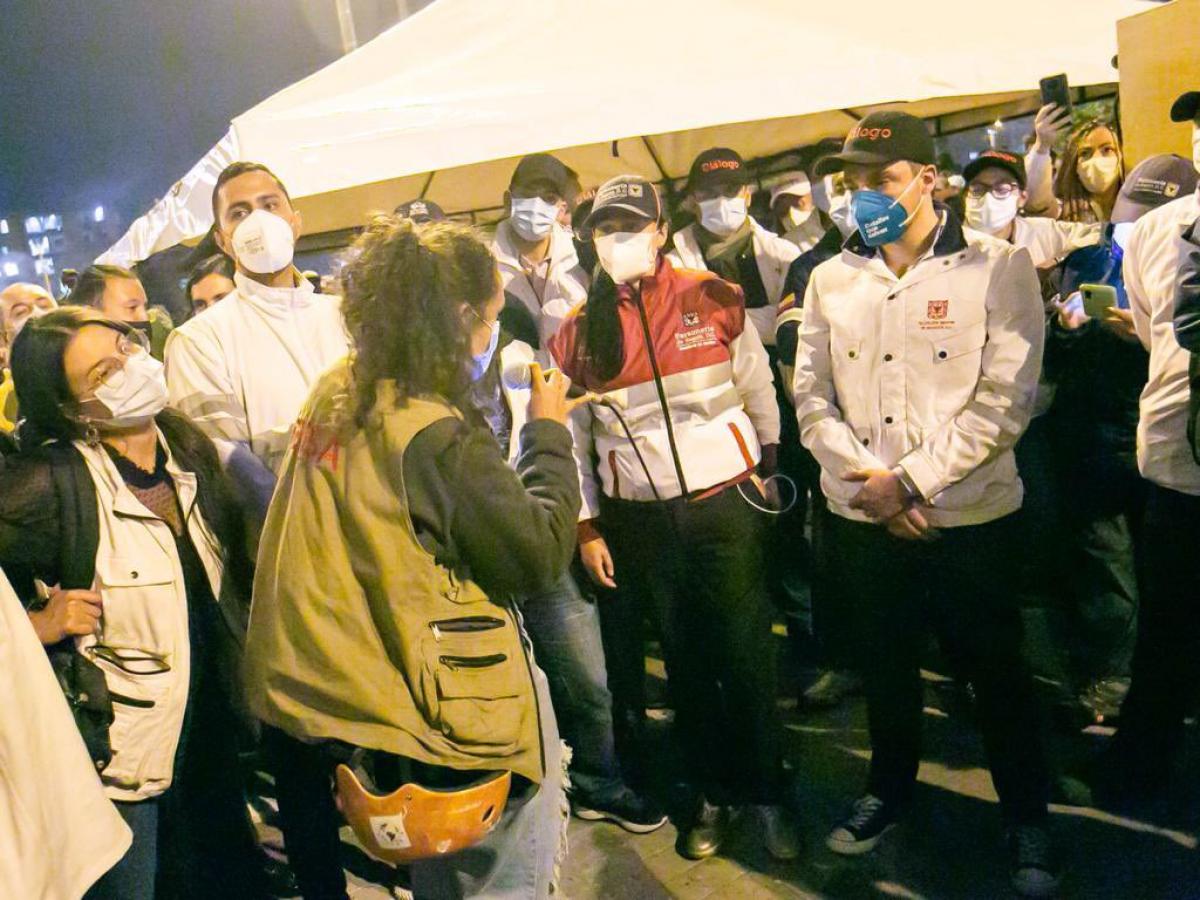 Bogotá: nuevos enfrentamientos en el Portal de las Américas 