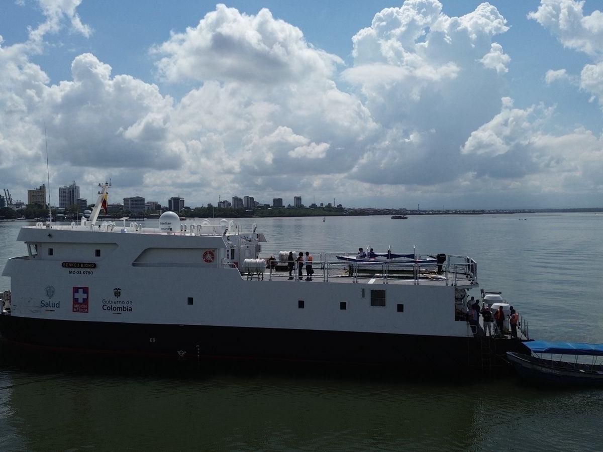 Buque hospital Benkos Biohó ya está en el Pacífico