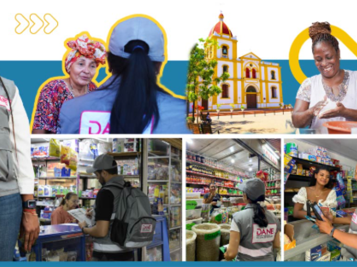 imágenes de unidades económicas del Censo Económico Nacional Urbano del DANE