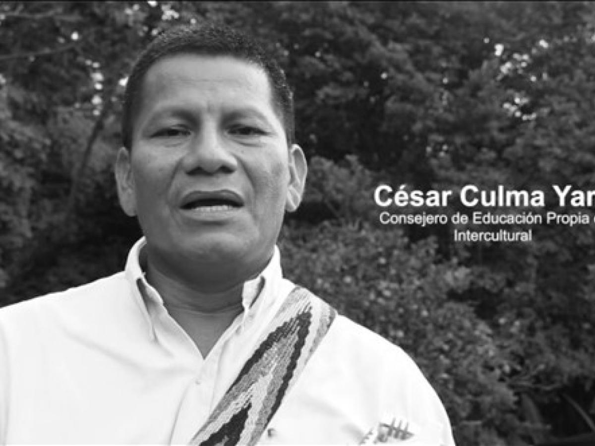 Falleció César Culma, destacado indígena pijaó, líder y defensor de su comunidad.