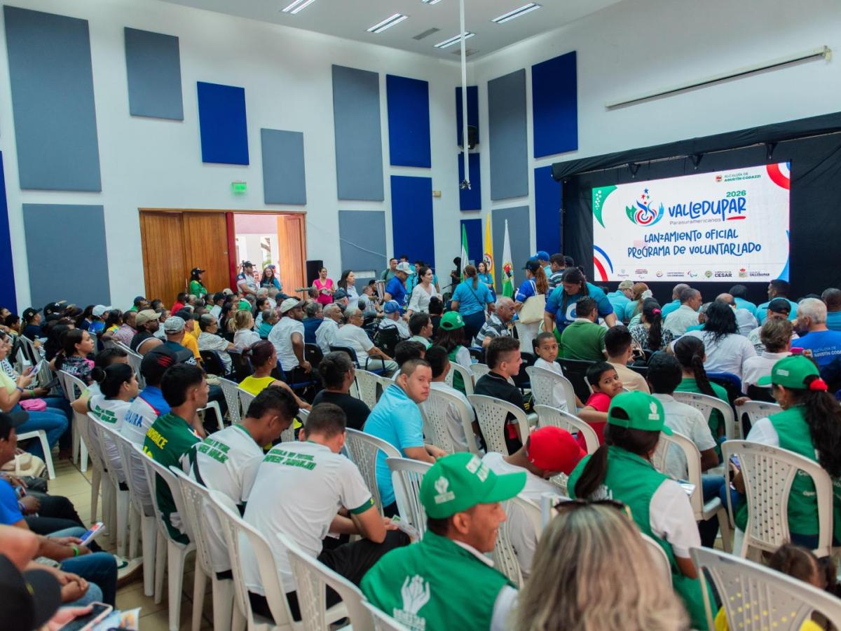 Codazzi abre convocatoria de voluntarios para los Juegos Parasuramericanos 2026