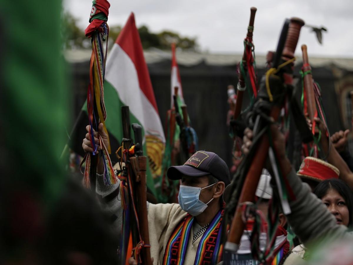 Minga Indígena llega a Bucaramanga y prepara movilizaciones