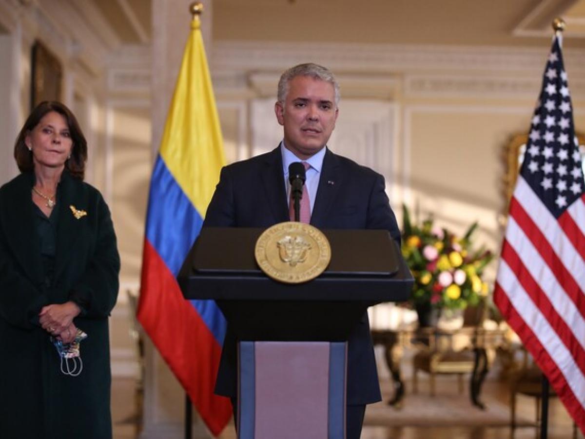 Presidente de Colombia, Iván Duque 