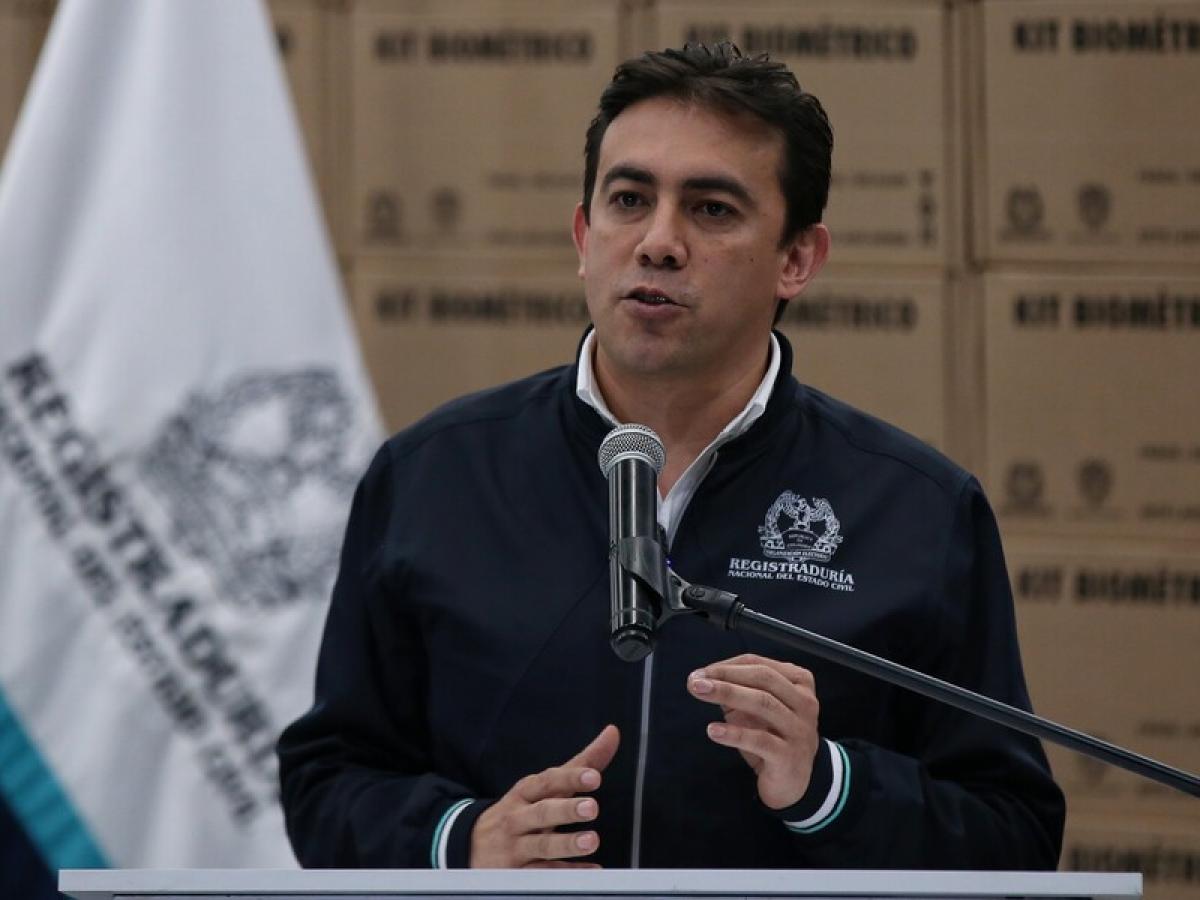 El registrador nacional, Alexander Vega, confirmó un ciberataque contra la página web de la Registraduría