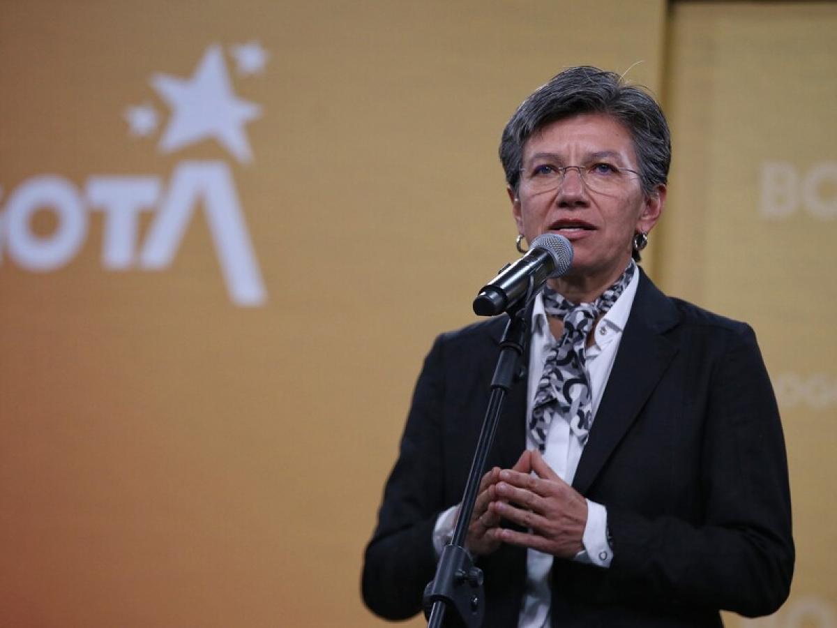 Claudia López, alcaldesa de Bogotá